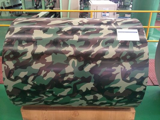 Camouflage Printech Color Coated Coil PPGI 0.5mm*1200mm Z150 PVDF DX51D