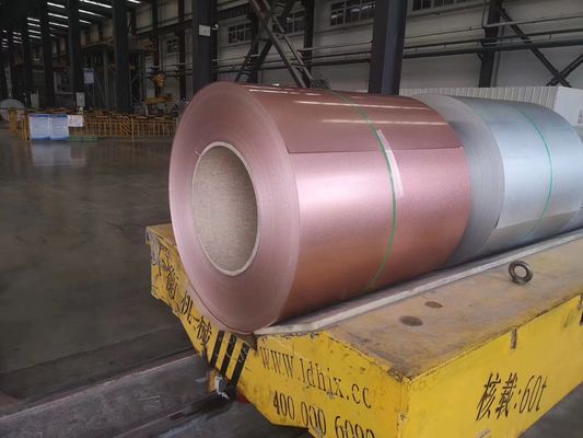 Rose Golden AFP 55% ALU-ZINC Galvalume Steel Roll 0.6mm AZ60 Regular Spangle