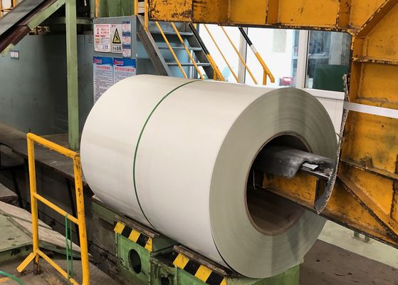 PVDF Pre Painted Galvanized Steel Coils With AkzoNobel Paint 3-5 Ton Coil Capacity