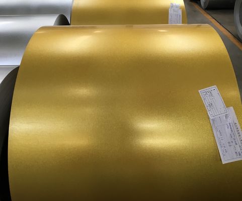 AZ120 Coating Golden AFP Galvalume Steel For Stone Coated Roof Tile AuzincCoil A792M DX51D Regular Minimum Spangle