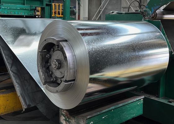 hDGI chromated 6+ Zinc 100g/Sqm Bright regular Spangle Hot-Dip Galvanised Steel GI Coils For rolling Doors S320GD