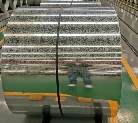 GBT2518 Regular Spangle Galvanised Steel Sheet In Coils Chromated ASTM A653M CS-B FOR ROOF PANELS
