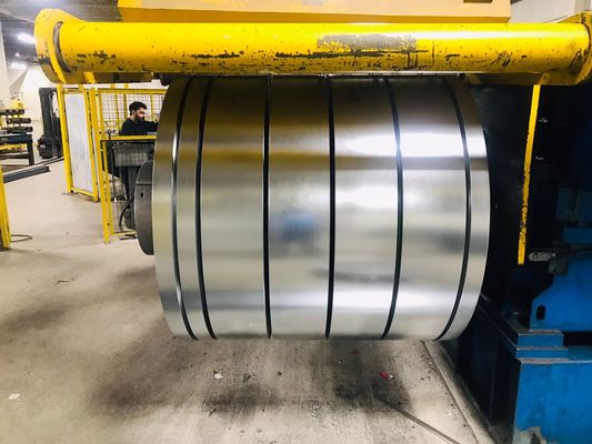 SGC570 G550 SPCC Galvanized Steel C-Profile/C-Channel/Purlin/Light Steel House Steel Slit Coils Spangle Steel Strips