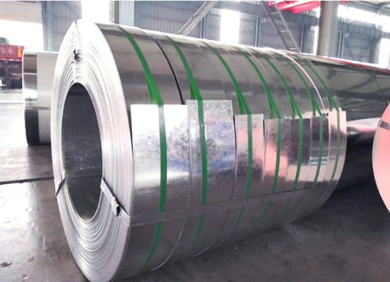 Galvanised Pipes Using 0.50*182mm Galvanized Steel Strip Gi Tape Gp Slit Coil