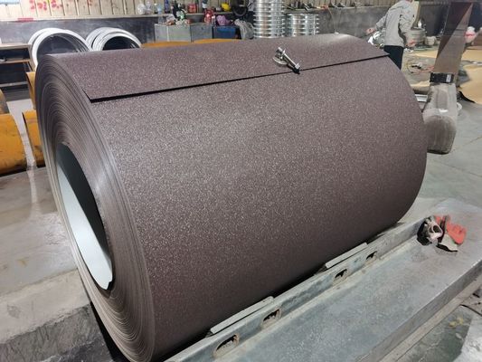 PVDF 40 Years Warranty 28Ga SS80 PPGI Z275 RAL8017 Brown Roof Sheet Painted Zinc Coated Steel Corrugated Sheet Panels
