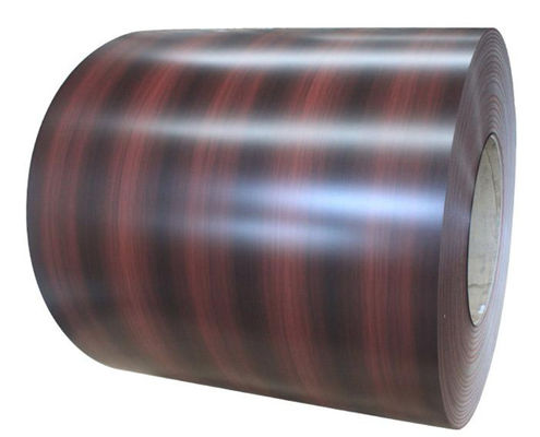 PVDF Wood Grain Color Coated Aluminum Coil Z Coating 60-200g/M2