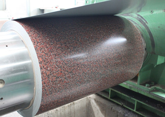 3003 H26 Aluminium Granite Coil 0.80*1200 PVDF Colorful ALUMINUM Wall Cladding Customized Pattern 50 Years Warrant