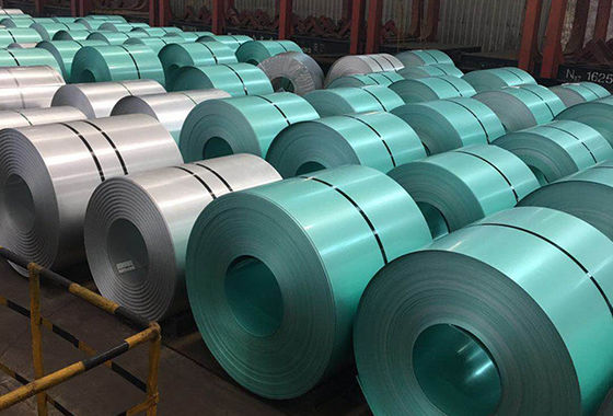 G550 AZ150g Galvalume Steel Coil AFP 55%Alu-Zinc Steel Slit Coils Anti-Finger Print Light Steel House Structural Steel