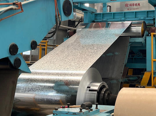 HDGI Regular Spangle Z120 / Z225 0.40mm 1200mm Corrugated Sheet And Metal Tile Chromated Unoiled Non Skin Pass AFP