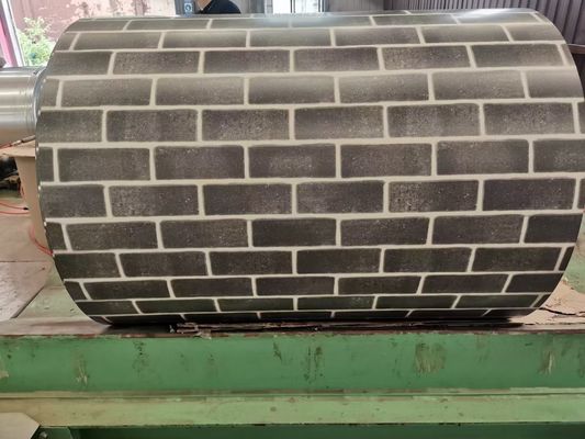 SGCC DX51D~DX53D Brick Design Prepaint Color Coating Steel Sheet PPGI PPGI