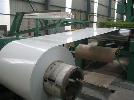 AZM150+/-20 PPGL RAL9003 Single White PPAL CS-B Corrugated Roof Panel Tiles Colour Sheet Coil Pre-Painted Aluzinc Steel