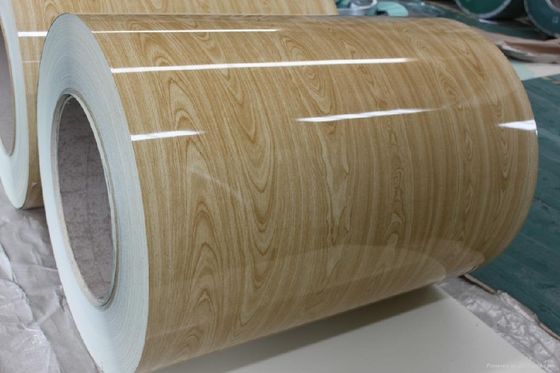 Z30-275g/m2 Printech Color Coated Coil Z275 PVDF DX51D 600-1600mm G350-G550 Double painting and double baking process