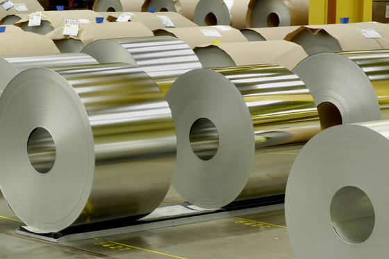 Electrolytic SPTE T1-T5, Dr8 Dr9 Dr10 Tinplate Coil Standard Sea-Worthy Packing 0.14-0.6mm (tolerance-/+0.01mm)