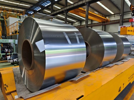 Tin Coated Coil Plate Used For Oil Tin Can Manufacturing ETP JIS G3303 EN10202